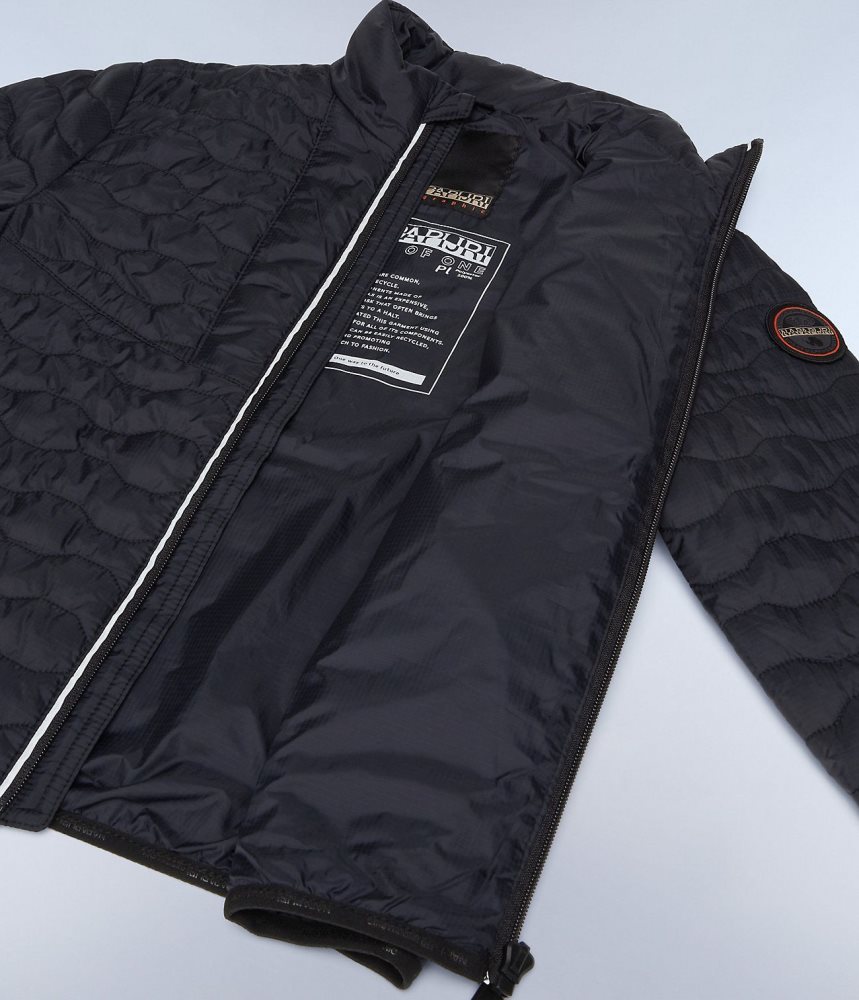 Napapijri Sarine Puffer Jacket (4-16 YEARS) Short Jackets Kinderen Zwart | 2789430-YZ