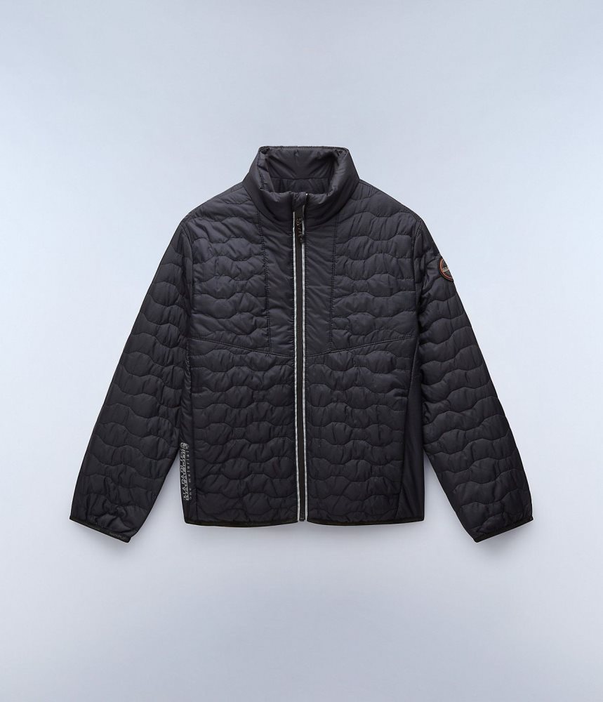 Napapijri Sarine Puffer Jacket (4-16 YEARS) Short Jackets Kinderen Zwart | 2789430-YZ