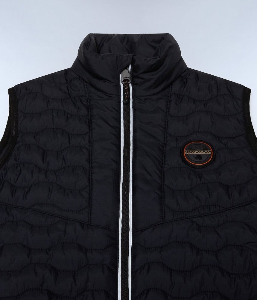 Napapijri Sarine Vest (4-16 YEARS) Gilet Kinderen Zwart | 0598743-KR