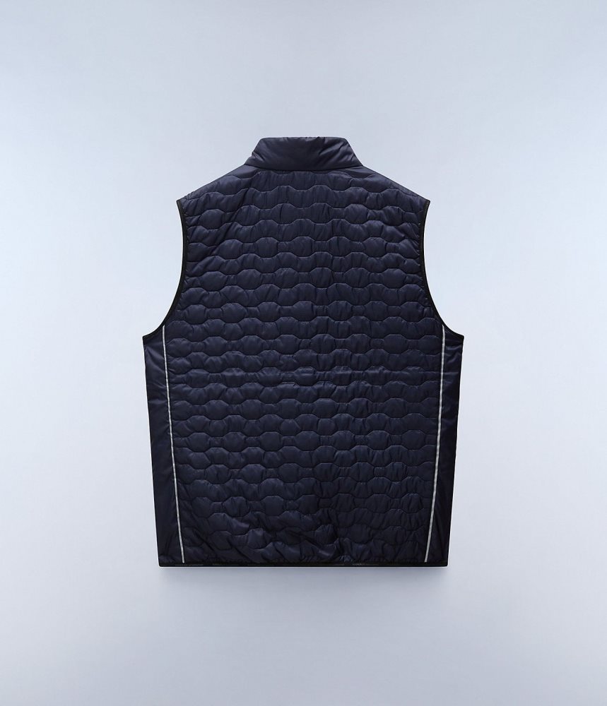 Napapijri Sarine Vest Gilet Heren Donkerblauw | 4096753-UB