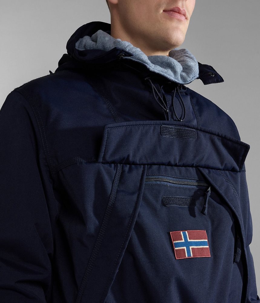 Napapijri Skidoo Anorak Jacket Anoraks Heren Donkerblauw | 2065978-UX