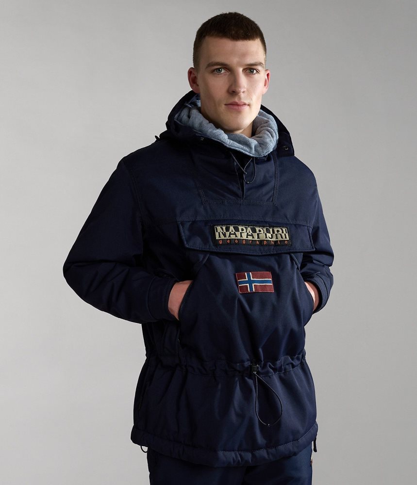 Napapijri Skidoo Anorak Jacket Anoraks Heren Donkerblauw | 2065978-UX