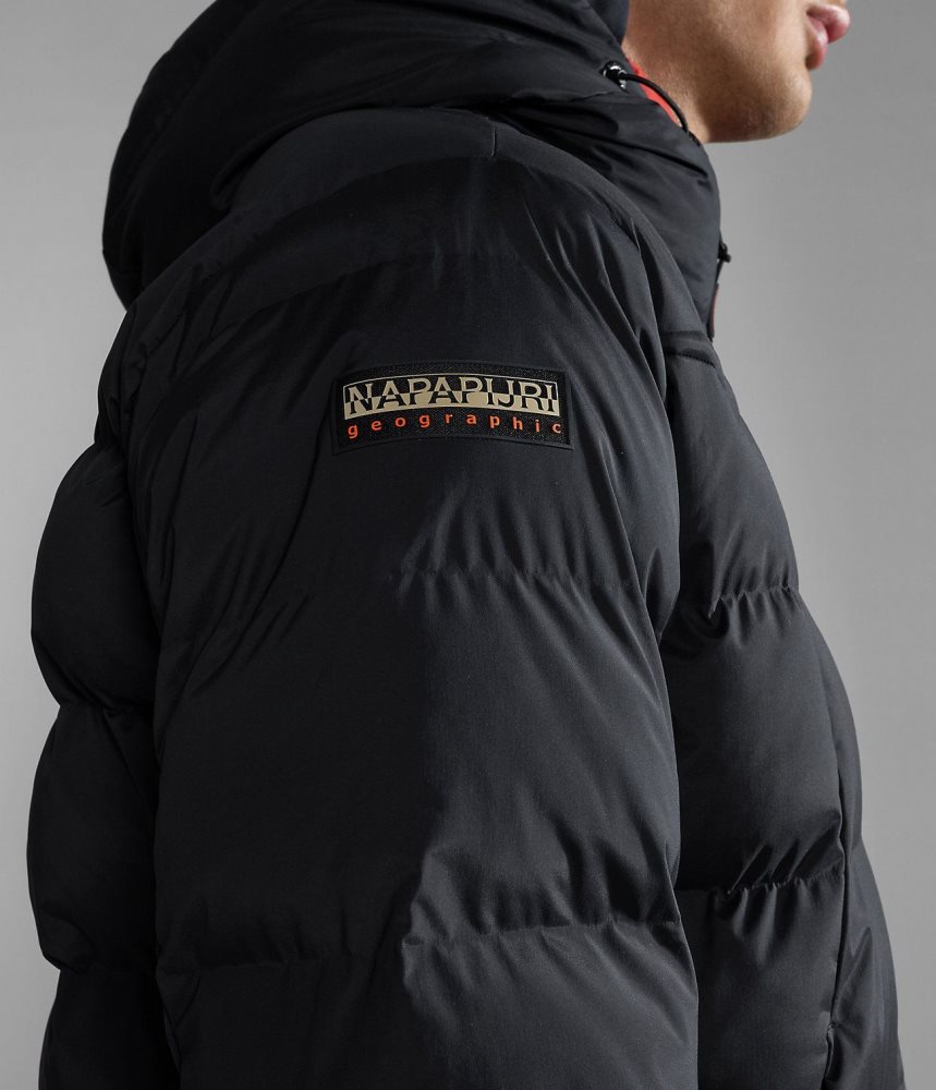 Napapijri Thermo Puffer Jacket Puffer Jas Heren Zwart | 0817954-NU