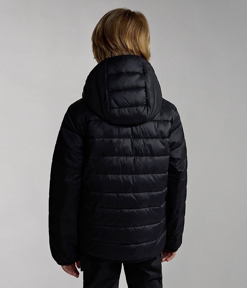 Napapijri Verna Puffer Jacket (4-16 YEARS) Regenjassen Kinderen Zwart | 0736521-UA