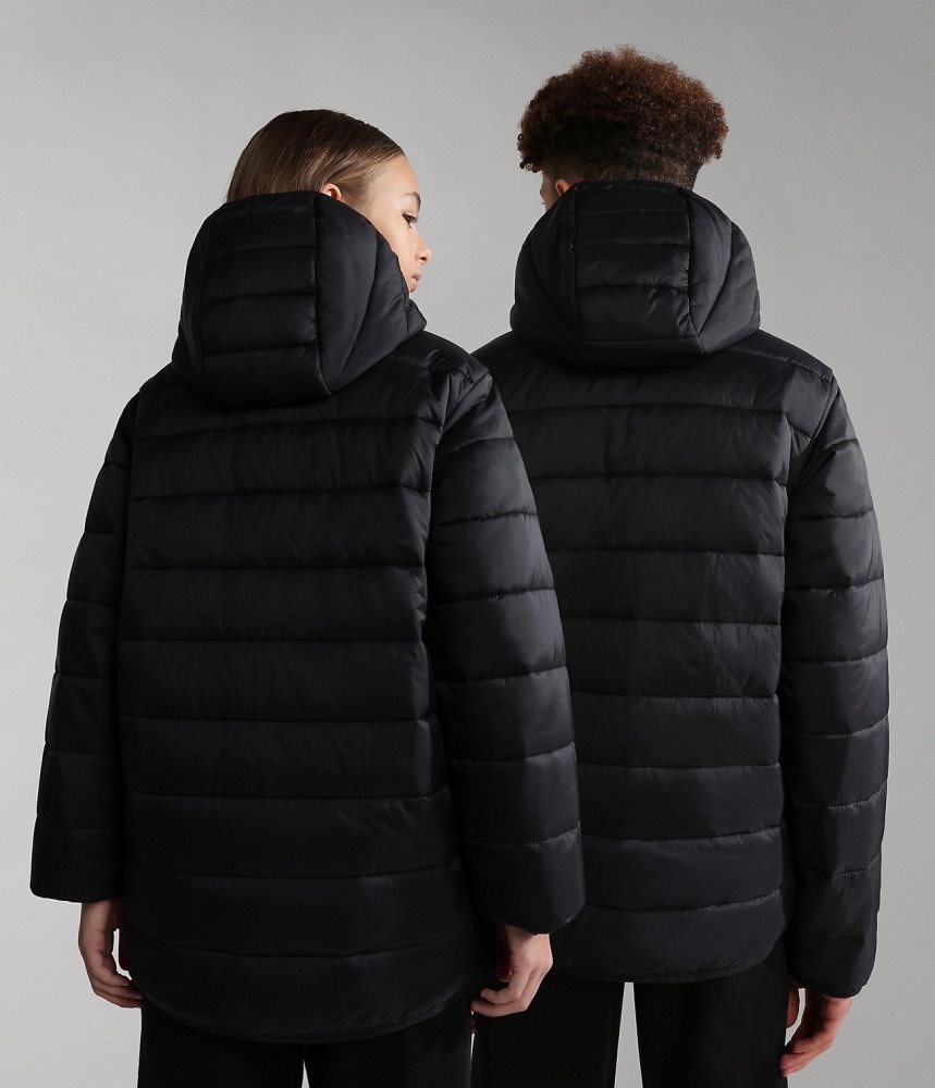 Napapijri Verna Puffer Jacket (4-16 YEARS) Regenjassen Kinderen Zwart | 0736521-UA