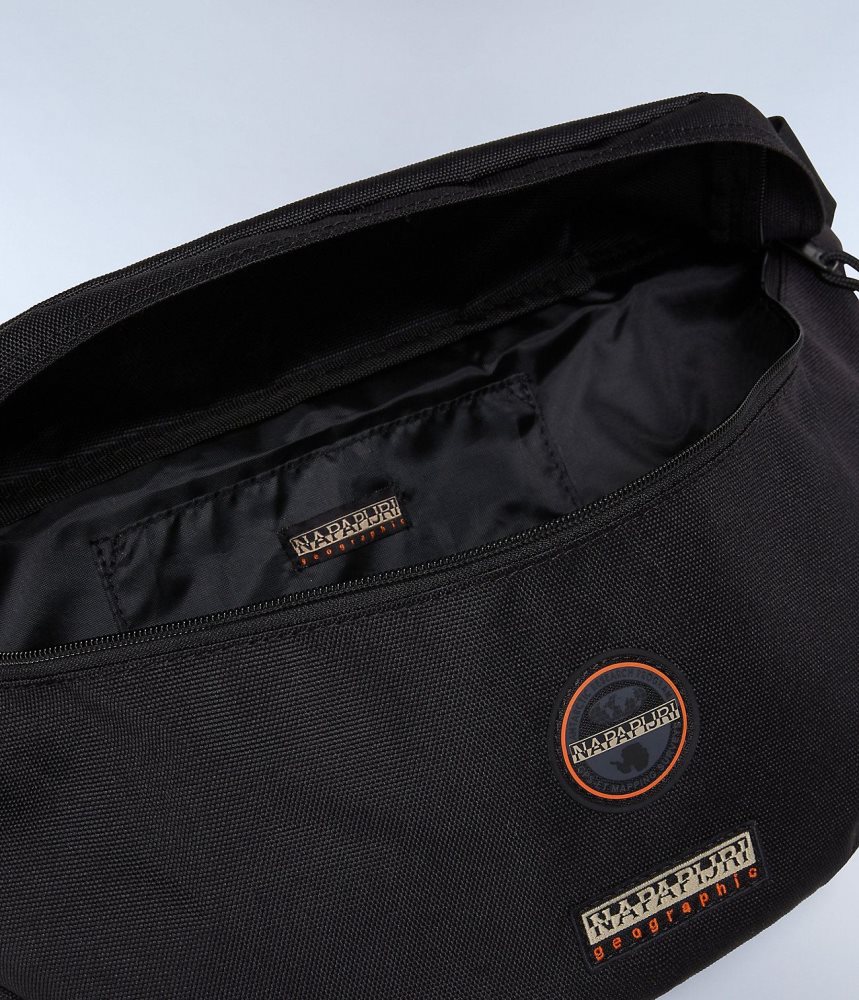 Napapijri Voyage Waist Bag Tassen Heren Zwart | 1043259-NZ