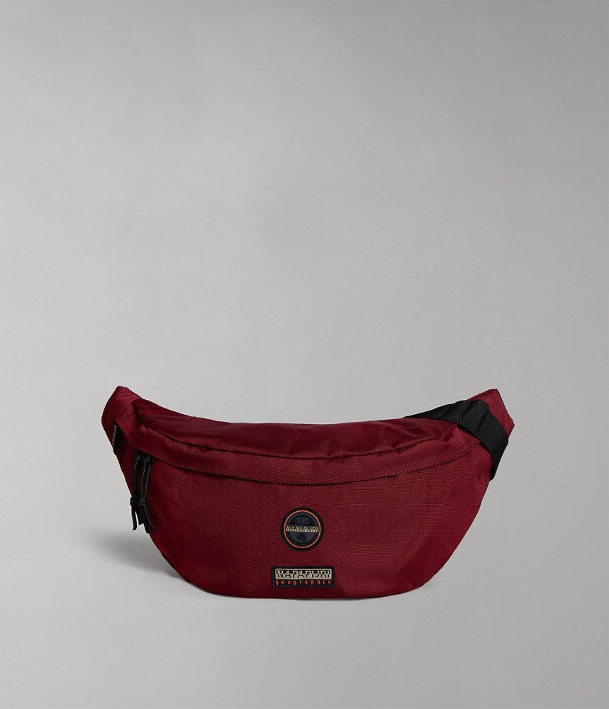 Napapijri Voyage Waist Bag Tassen Heren Bordeaux | 5021738-YI