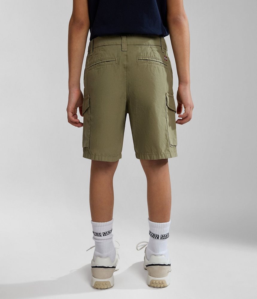 Napapijri Whati Bermuda Shorts (4-16 YEARS) Korte Broek Kinderen Groen | 3265094-MK