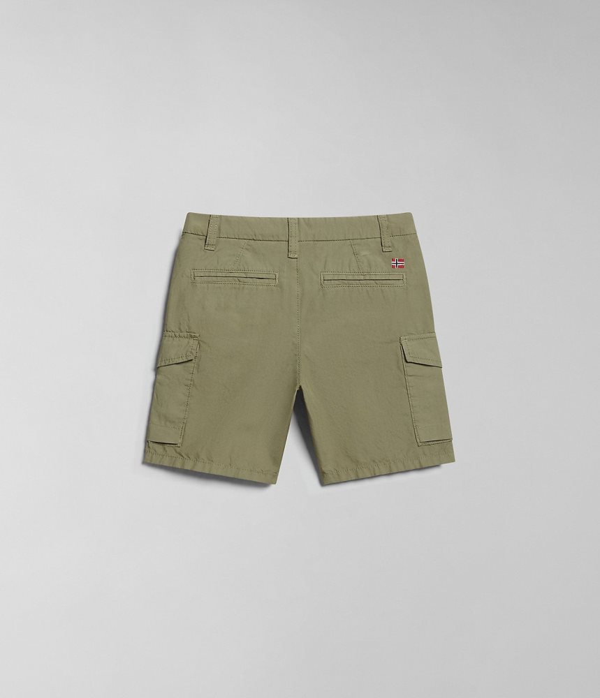 Napapijri Whati Bermuda Shorts (4-16 YEARS) Korte Broek Kinderen Groen | 3265094-MK