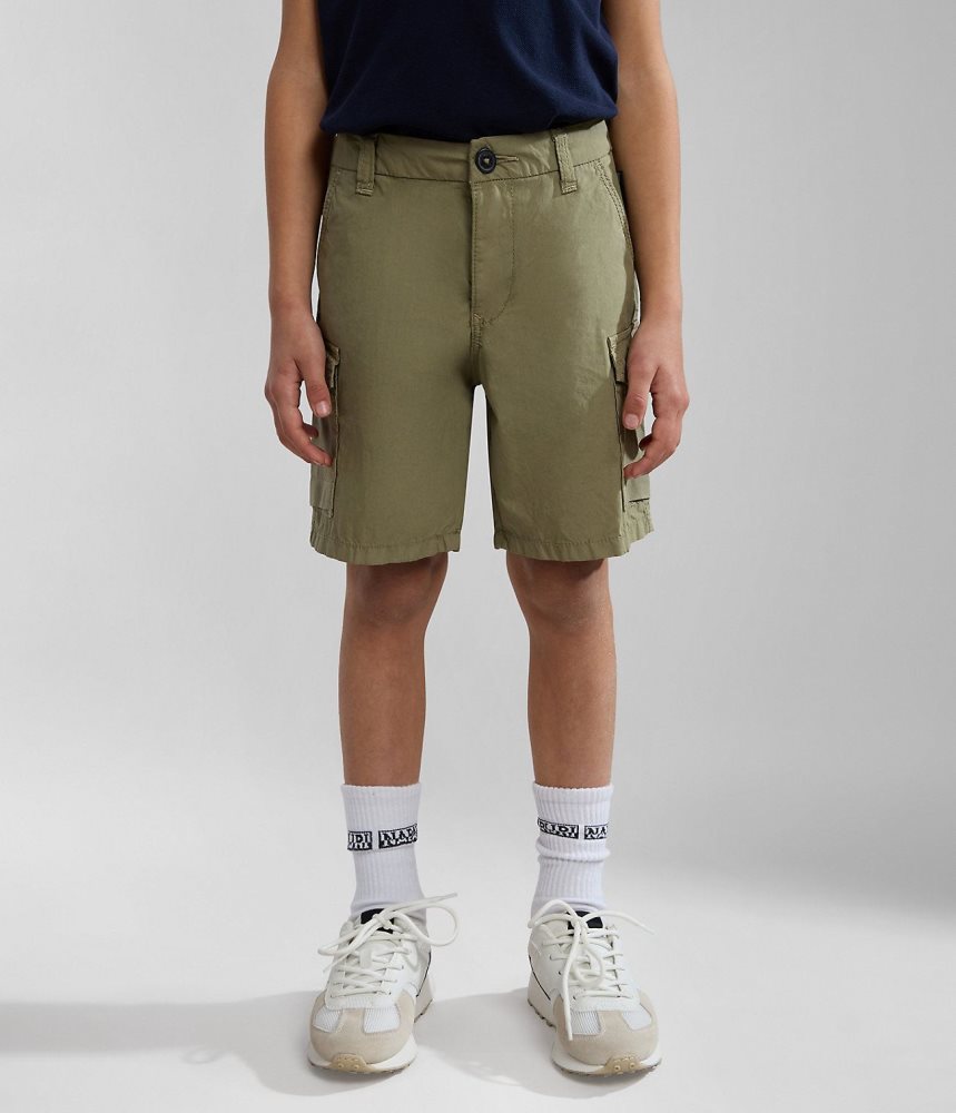 Napapijri Whati Bermuda Shorts (4-16 YEARS) Korte Broek Kinderen Groen | 3265094-MK