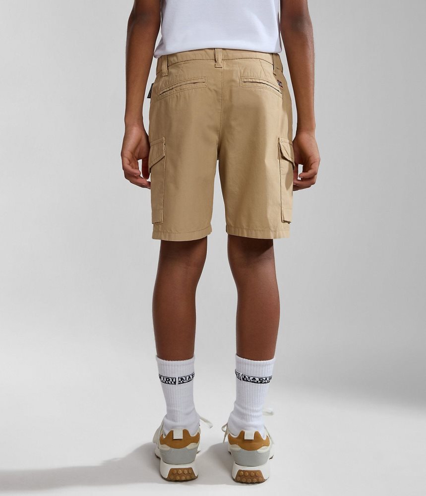 Napapijri Whati Bermuda Shorts (4-16 YEARS) Korte Broek Kinderen Beige | 7325104-NG