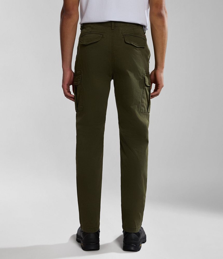 Napapijri Yasuni Cargo Trousers Cargo Broek Heren Khaki Groen | 3945271-IM