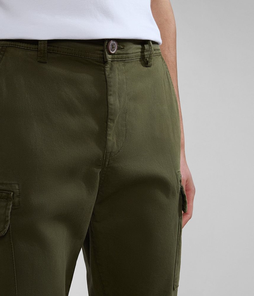 Napapijri Yasuni Cargo Trousers Cargo Broek Heren Khaki Groen | 3945271-IM