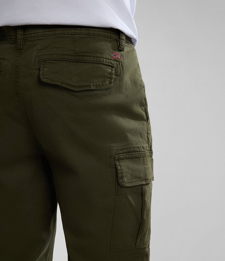 Napapijri Yasuni Cargo Trousers Cargo Broek Heren Khaki Groen | 3945271-IM