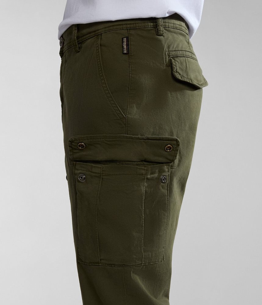 Napapijri Yasuni Cargo Trousers Cargo Broek Heren Khaki Groen | 3945271-IM