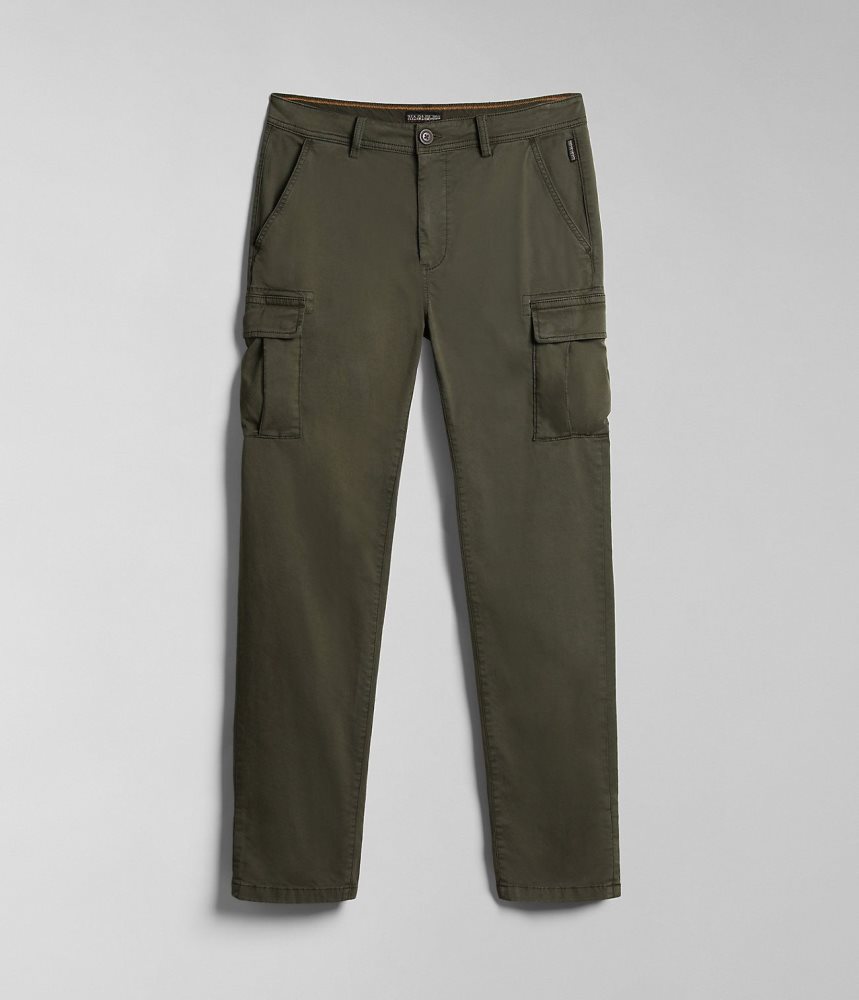 Napapijri Yasuni Cargo Trousers Cargo Broek Heren Khaki Groen | 3945271-IM