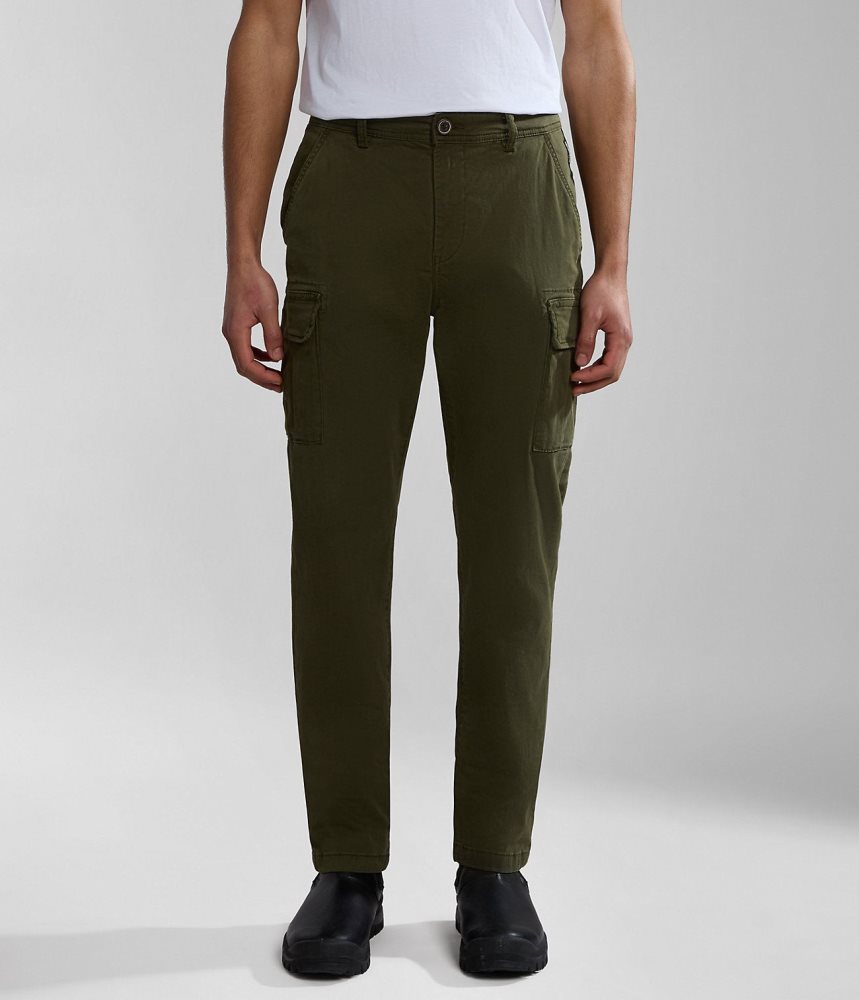 Napapijri Yasuni Cargo Trousers Cargo Broek Heren Khaki Groen | 3945271-IM