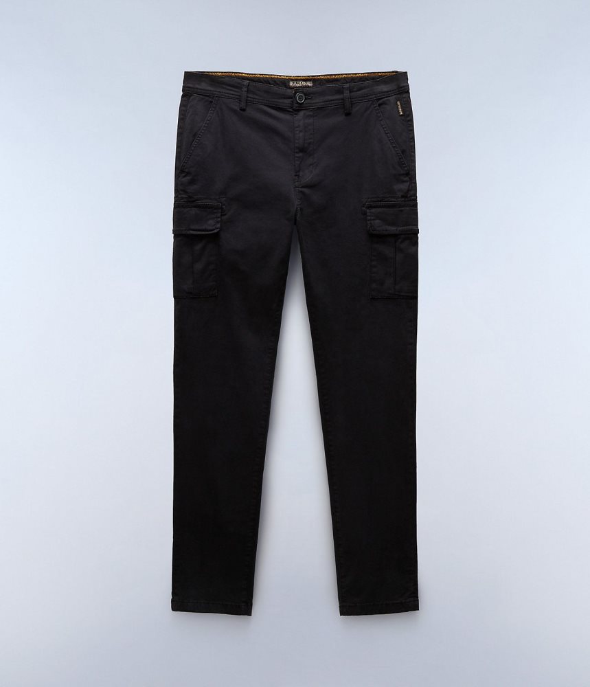 Napapijri Yasuni Cargo Trousers Cargo Broek Heren Zwart | 4652703-XN