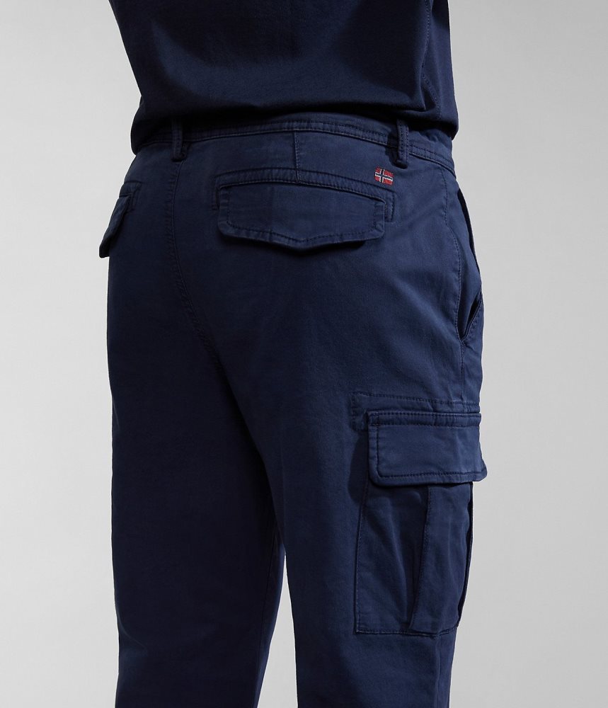 Napapijri Yasuni Cargo Trousers Cargo Broek Heren Donkerblauw | 7948025-QY