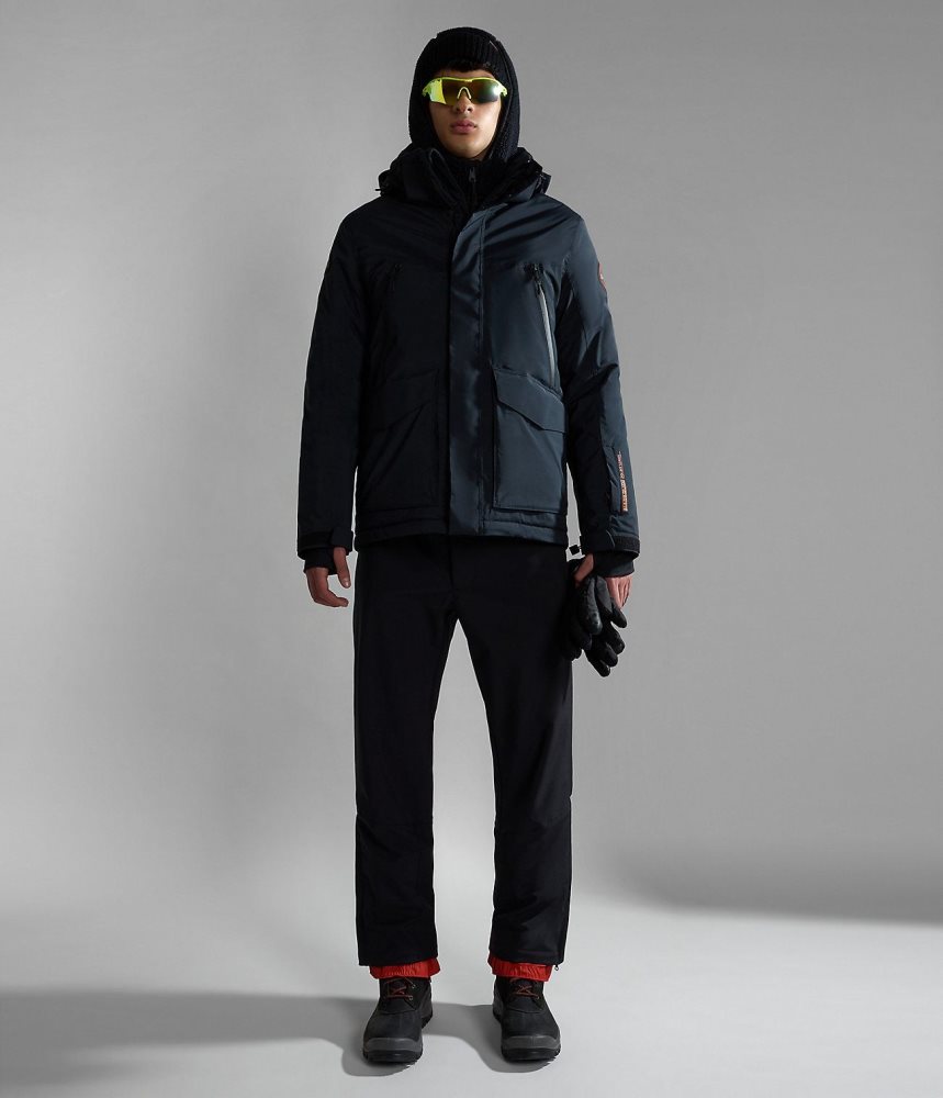 Napapijri Zeroth Ski Pants Skibroek Heren Zwart | 8731495-VT